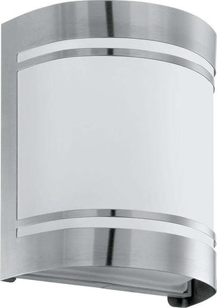 Applique-Contemporanea-Da-Esterno-Cerno-1-Luce-Acciaio-Inox-Grigio-H16,5Cm