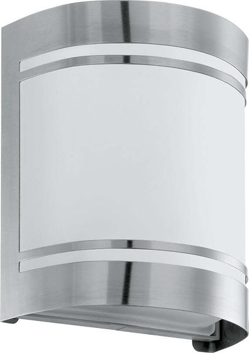 Applique-Contemporanea-Da-Esterno-Cerno-1-Luce-Acciaio-Inox-Grigio-H16,5Cm