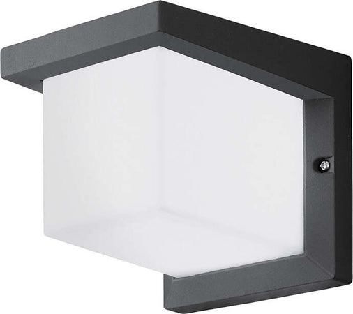 Applique-Contemporanea-Da-Esterno-Desella-1-Led-Alluminio-Fuso-Grigio