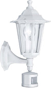 Applique-Contemporanea-Da-Esterno-Laterna-5-1-Luce-Alluminio-Fuso-Bianco-Sensore