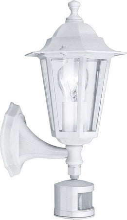 Applique-Contemporanea-Da-Esterno-Laterna-5-1-Luce-Alluminio-Fuso-Bianco-Sensore