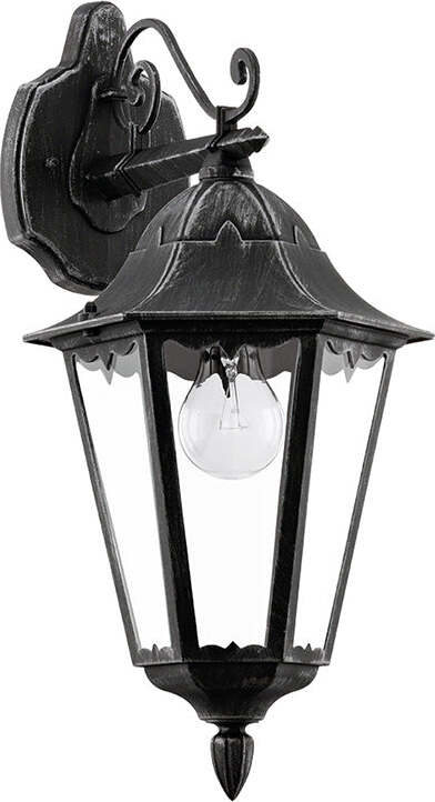 Applique-Contemporanea-Da-Esterno-Navedo-1-Luce-Alluminio-Fuso-Nero-E-Argentato