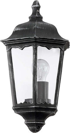 Applique-Contemporanea-Da-Esterno-Navedo-1-Luce-Alluminio-Fuso-Nero-E-Argento