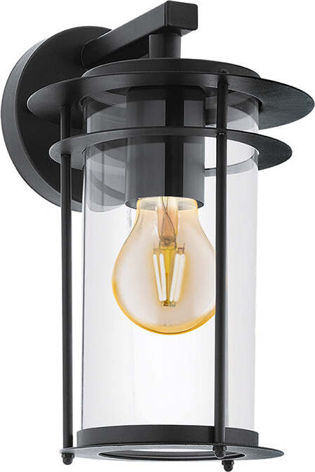 Applique-Contemporanea-Da-Esterno-Valdeo-1-Luce-Acciaio-Zincato-Nero