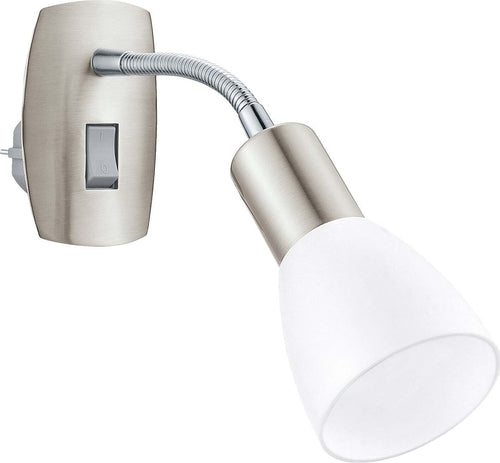 Applique-Contemporanea-Dakar-3-Acciaio-Nichel-Satinato-1-Luce-E14-25W