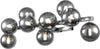 Applique-Contemporanea-Dallas-Metallo-Cromo-9-Luci-Diffusori-Fumè
