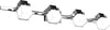 Applique-Contemporanea-Dice-Metallo-Cromo-Vetro-Trasparente-Satinato-4-Luci-G9