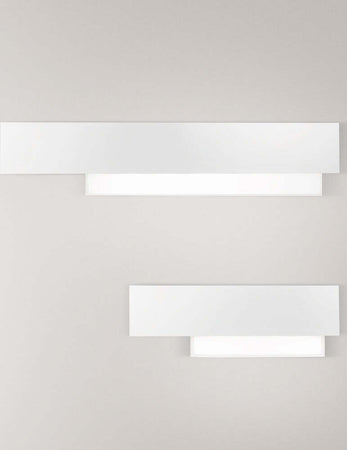 Applique-Contemporanea-Doha-Alluminio-Bianco-1-Luce-Led-25W