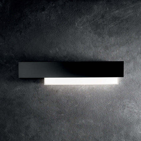 Applique-Contemporanea-Doha-Alluminio-Nero-1-Luce-Led-25W