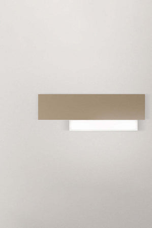 Applique-Contemporanea-Doha-Alluminio-Tortora-1-Luce-Led-15W