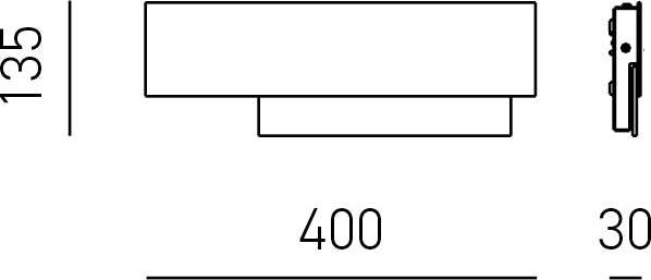 Applique-Contemporanea-Doha-Alluminio-Tortora-1-Luce-Led-15W