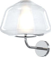 Applique-Contemporanea-Double-Skin-Alpha-Metallo-Cromo-Vetro-Trasp.-1-Luce-E27
