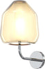 Applique-Contemporanea-Double-Skin-Beta-Metallo-Cromo-Vetro-Ambra-1-Luce-E27