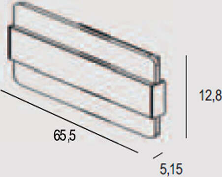 Applique-Contemporanea-Doup-Metallo-Foglia-Argento-Led-43W