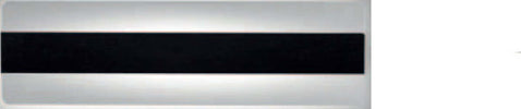 Applique-Contemporanea-Doup-Metallo-Nero-Led-30W