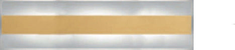 Applique-Contemporanea-Doup-Metallo-Oro-Opaco-Led-30W