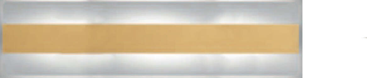 Applique-Contemporanea-Doup-Metallo-Oro-Opaco-Led-70W