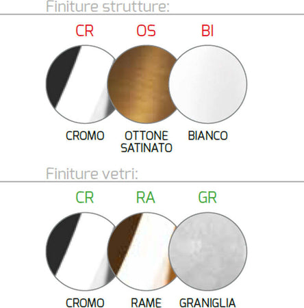 Applique-Contemporanea-Drop-Metallo-Cromo-Vetro-Grigio-1-Luce-E14