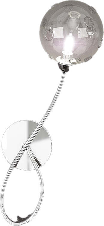 Applique-Contemporanea-Dx-Super-Ball-Metallo-Cromo-Vetro-Pirex-1-Luce-G9