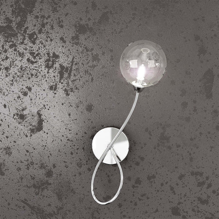 Applique-Contemporanea-Dx-Super-Ball-Metallo-Cromo-Vetro-Pirex-1-Luce-G9