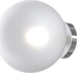 Applique-Contemporanea-Eclipse-Metallo-Cromo-Vetro-Bianco-Fog-1-Luce-G9