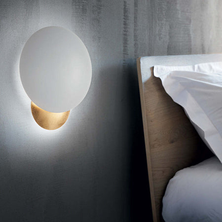 Applique-Contemporanea-Eclissi-Metallo-Oro-Led-11W-3000K-Luce-Calda
