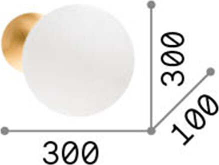 Applique-Contemporanea-Eclissi-Metallo-Oro-Led-11W-3000K-Luce-Calda