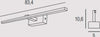 Applique-Contemporanea-Elegance-Metallo-Bianco-Led-20W