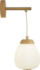 Applique-Contemporanea-Ella-Acciaio-Ottone-Vetro-1-Luce-E14