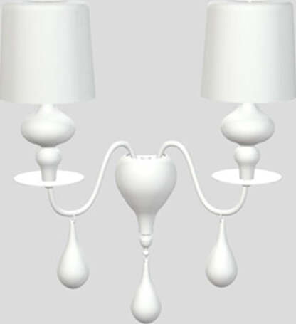 Applique-Contemporanea-Eva-In-Plastica-Bianco-E-Alluminio-2-Luci