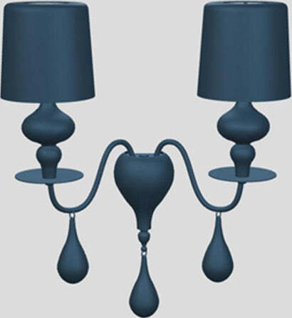 Applique-Contemporanea-Eva-In-Plastica-Blu-E-Alluminio-2-Luci