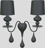 Applique-Contemporanea-Eva-In-Plastica-Grigio-E-Alluminio-2-Luci