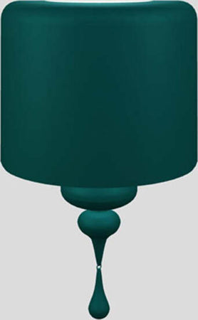 Applique-Contemporanea-Eva-In-Plastica-Verde-E-Alluminio-3-Luci