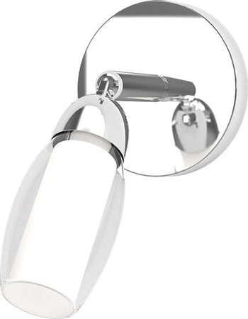 Applique-Contemporanea-Feeling-Net-Metallo-Cromo-Vetro-Trasparente-1-Luce-G9