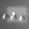 Applique-Contemporanea-Feeling-Net-Metallo-Cromo-Vetro-Trasparente-3-Luci-G9