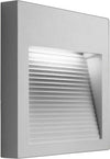 Applique-Contemporanea-Flat-Metallo-Grigio-Perla-Led-6W