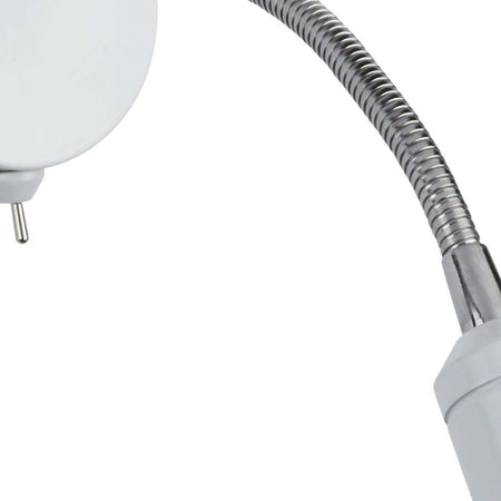 Applique-Contemporanea-Flexy-Acciaio-Bianco-Cromo-Led-0,75W-3000K