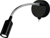 Applique-Contemporanea-Flexy-Acciaio-Nero-Led-0,75W