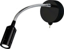 Applique-Contemporanea-Flexy-Acciaio-Nero-Led-0,75W