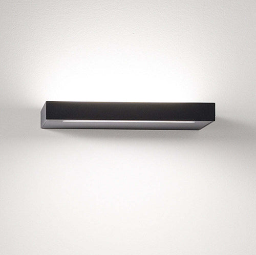 Applique-Contemporanea-Floor-Alluminio-Nero-Led-Integrato-18W