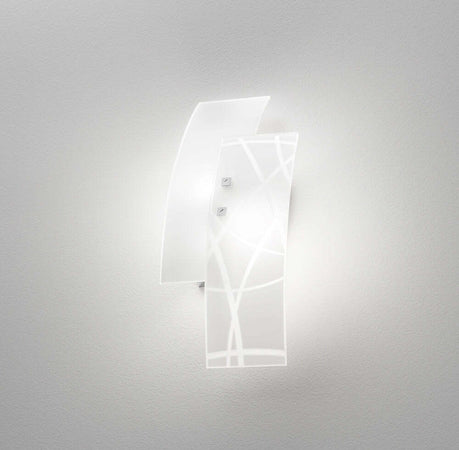 Applique-Contemporanea-Frida-Metallo-Cromo-Vetro-Bianco-Satinato-2-Luci-E14-18Cm