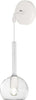 Applique-Contemporanea-Future-Metallo-Bianco-Vetro-Trasparente-1-Luce-E27