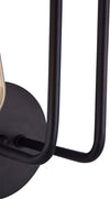 Applique-Contemporanea-Gilbert-Metallo-Nero-2-Luci