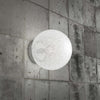 Applique-Contemporanea-Glitter-Metallo-Cromo-Vetro-Soffiato-Trasp-1-Luce-E14
