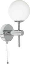 Applique-Contemporanea-Globale-Acciaio-Cromo-Vetro-Bianco-1-Luce-G9