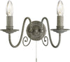 Applique-Contemporanea-Greythorne-Acciaio-Grigio-2-Luci-E14