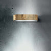 Applique-Contemporanea-Handles-Metallo-Foglia-Oro-Led-12W