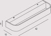 Applique-Contemporanea-Handles-Metallo-Oro-Opaco-Led-30W