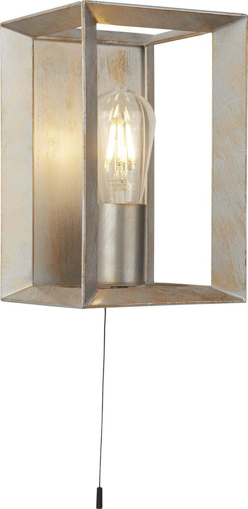 Applique-Contemporanea-Heaton-Acciaio-Argento-Oro-1-Luce-E27