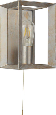 Applique-Contemporanea-Heaton-Acciaio-Argento-Oro-1-Luce-E27